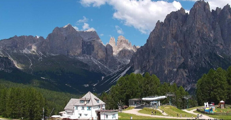 Webcam Vigo di Fassa-Pera-Ciampedìe - Vigo di Fassa - Torri del Vajolet
