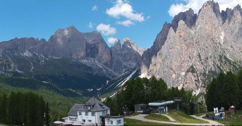 Webcam Vigo di Fassa-Pera-Ciampedìe - Vigo di Fassa - Torri del Vajolet