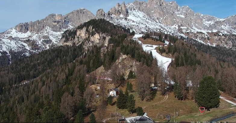 Webcam Vigo di Fassa-Pera-Ciampedie - Vigo - seggiovia Prà Martin