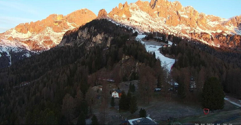 Webcam Vigo di Fassa-Pera-Ciampedie - Vigo - seggiovia Prà Martin