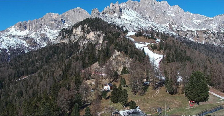 Webcam Vigo di Fassa-Pera-Ciampedìe - Vigo - seggiovia Prà Martin