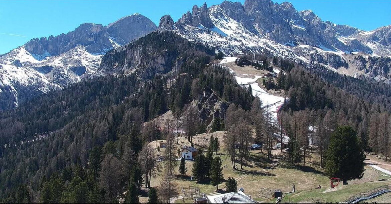 Webcam Vigo di Fassa-Pera-Ciampedie - Vigo - seggiovia Prà Martin 