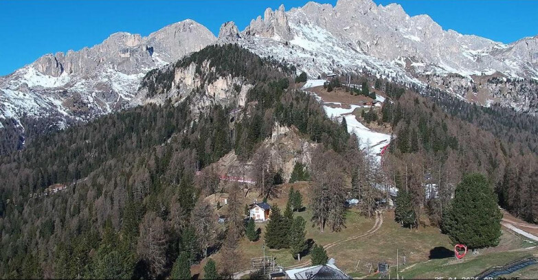 Webcam Vigo di Fassa-Pera-Ciampedie - Vigo - seggiovia Prà Martin 