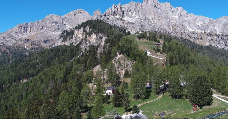 Webcam Vigo di Fassa-Pera-Ciampedie - Vigo - seggiovia Prà Martin 