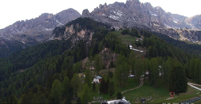 Webcam Vigo di Fassa-Pera-Ciampedie - Vigo - seggiovia Prà Martin 
