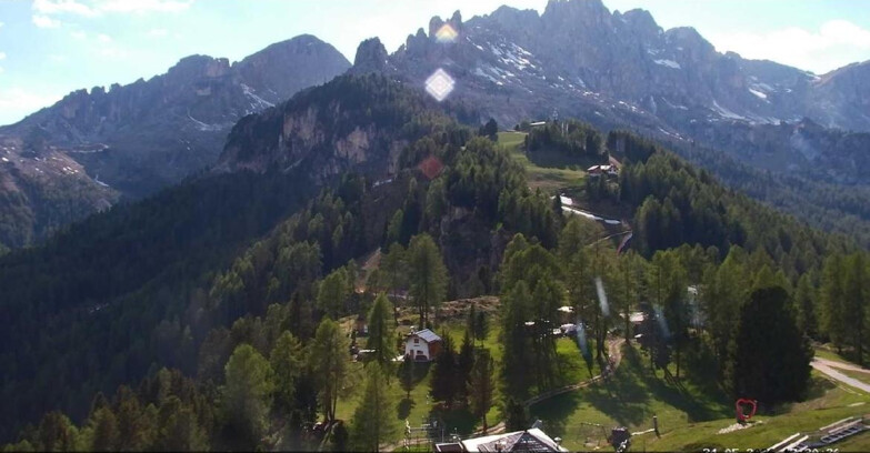 Webcam Vigo di Fassa-Pera-Ciampedie - Vigo - seggiovia Prà Martin 