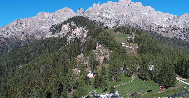 Webcam Vigo di Fassa-Pera-Ciampedie - Vigo - seggiovia Prà Martin 