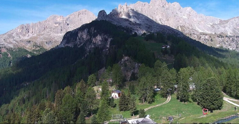 Webcam Vigo di Fassa-Pera-Ciampedìe - Vigo - seggiovia Prà Martin
