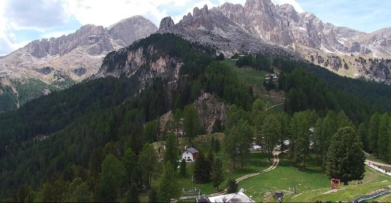 Webcam Vigo di Fassa-Pera-Ciampedìe - Vigo - seggiovia Prà Martin