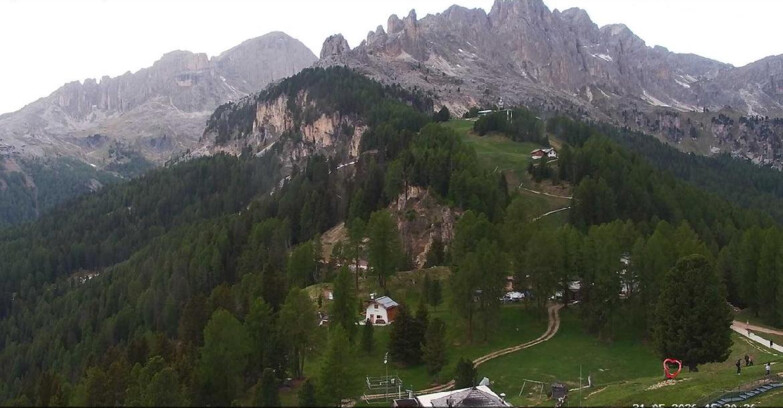 Webcam Vigo di Fassa-Pera-Ciampedìe - Vigo - seggiovia Prà Martin