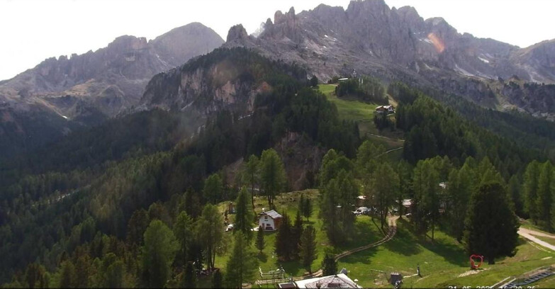 Webcam Vigo di Fassa-Pera-Ciampedìe - Vigo - seggiovia Prà Martin