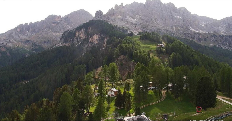 Webcam Vigo di Fassa-Pera-Ciampedìe - Vigo - seggiovia Prà Martin