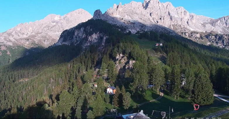Webcam Vigo di Fassa-Pera-Ciampedìe - Vigo - seggiovia Prà Martin
