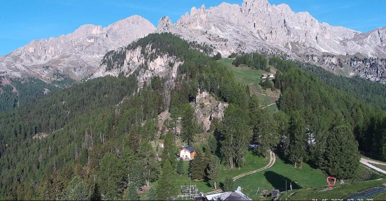 Webcam Vigo di Fassa-Pera-Ciampedìe - Vigo - seggiovia Prà Martin