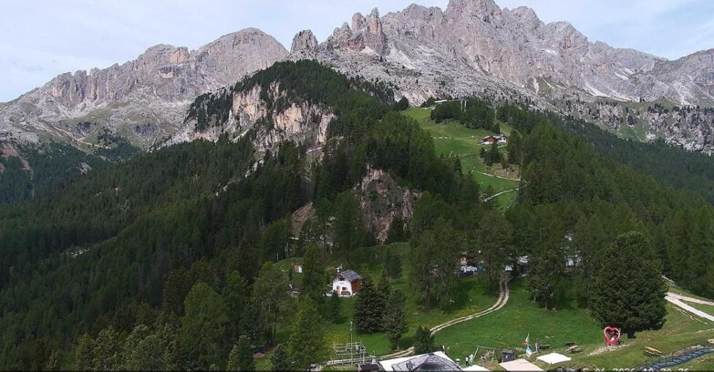 Webcam Vigo di Fassa-Pera-Ciampedie - Vigo - seggiovia Prà Martin 