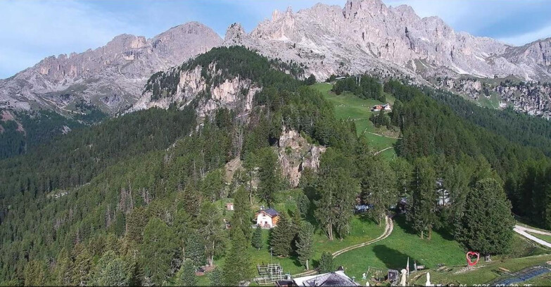 Webcam Vigo di Fassa-Pera-Ciampedie - Vigo - seggiovia Prà Martin 
