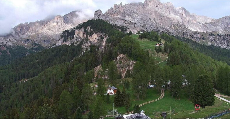 Webcam Vigo di Fassa-Pera-Ciampedìe - Vigo - seggiovia Prà Martin