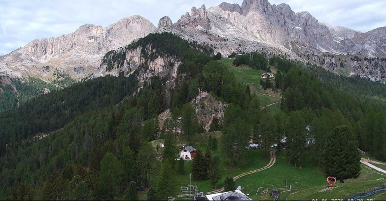 Webcam Vigo di Fassa-Pera-Ciampedìe - Vigo - seggiovia Prà Martin