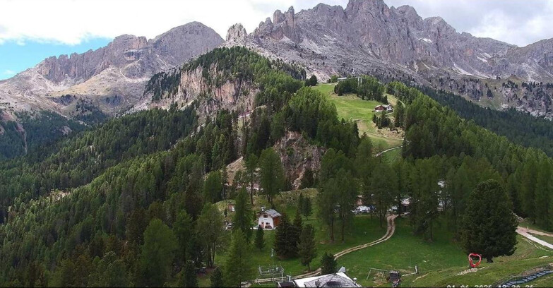 Webcam Vigo di Fassa-Pera-Ciampedìe - Vigo - seggiovia Prà Martin