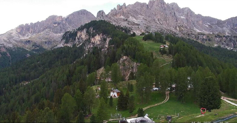 Webcam Vigo di Fassa-Pera-Ciampedìe - Vigo - seggiovia Prà Martin