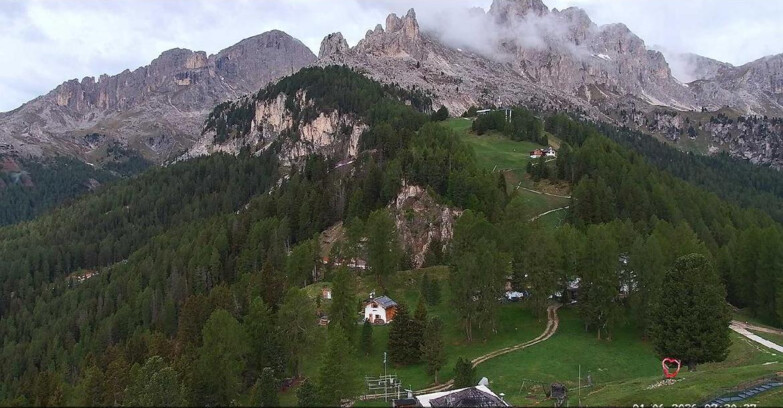Webcam Vigo di Fassa-Pera-Ciampedìe - Vigo - seggiovia Prà Martin