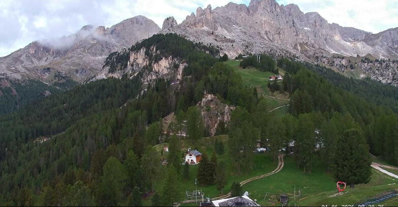 Webcam Vigo di Fassa-Pera-Ciampedìe - Vigo - seggiovia Prà Martin