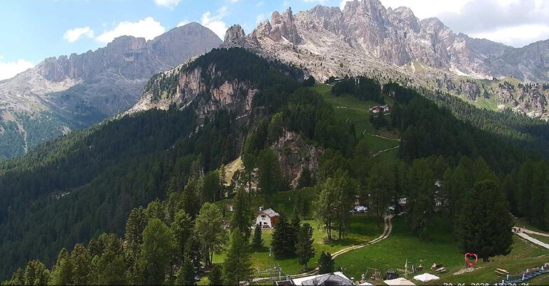 Webcam Vigo di Fassa-Pera-Ciampedìe - Vigo - seggiovia Prà Martin