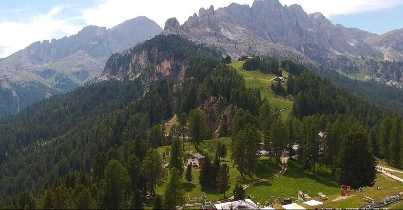 Webcam Vigo di Fassa-Pera-Ciampedìe - Vigo - seggiovia Prà Martin