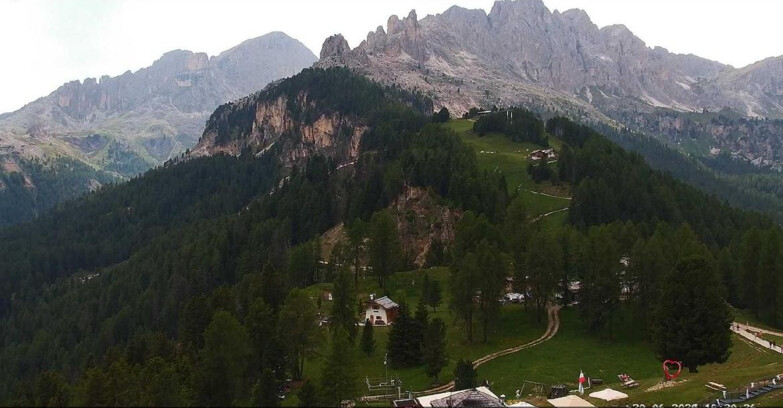 Webcam Vigo di Fassa-Pera-Ciampedìe - Vigo - seggiovia Prà Martin