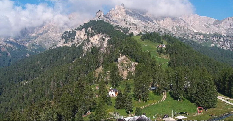 Webcam Vigo di Fassa-Pera-Ciampedìe - Vigo - seggiovia Prà Martin