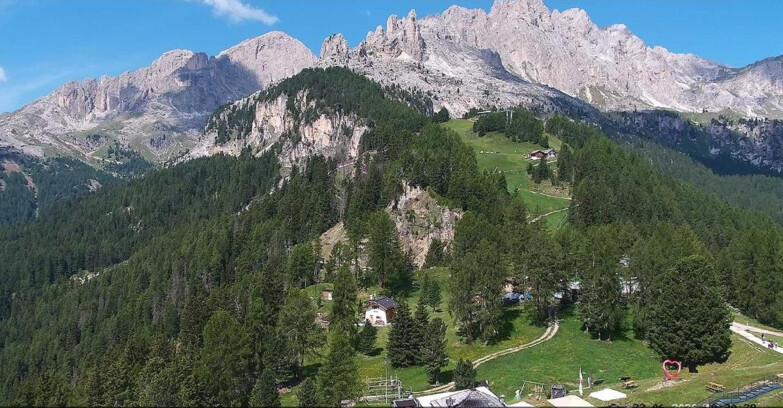 Webcam Vigo di Fassa-Pera-Ciampedìe - Vigo - seggiovia Prà Martin