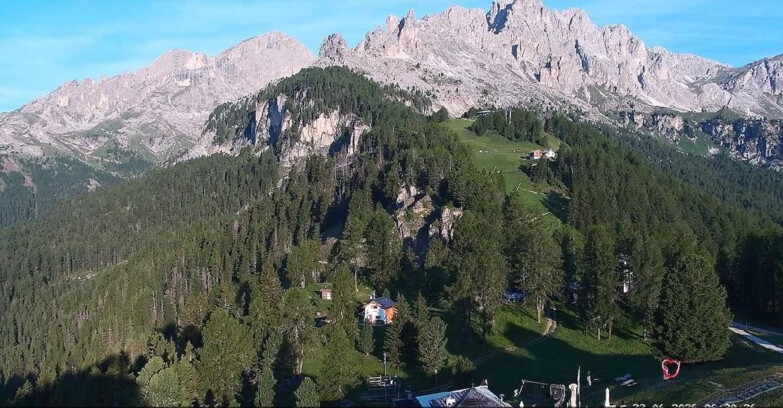 Webcam Vigo di Fassa-Pera-Ciampedìe - Vigo - seggiovia Prà Martin