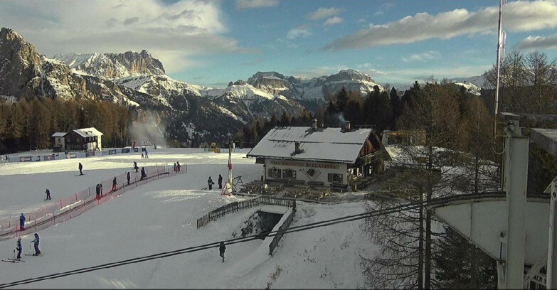 Webcam Vigo di Fassa-Pera-Ciampedie - Vigo - verso Sassolungo e Pordoi