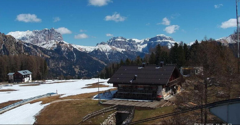 Webcam Vigo di Fassa-Pera-Ciampedìe - Vigo - verso Sassolungo e Pordoi