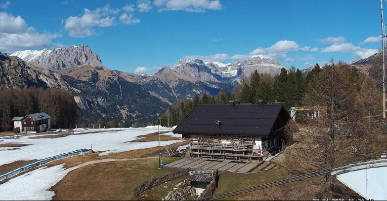Webcam Vigo di Fassa-Pera-Ciampedìe - Vigo - verso Sassolungo e Pordoi