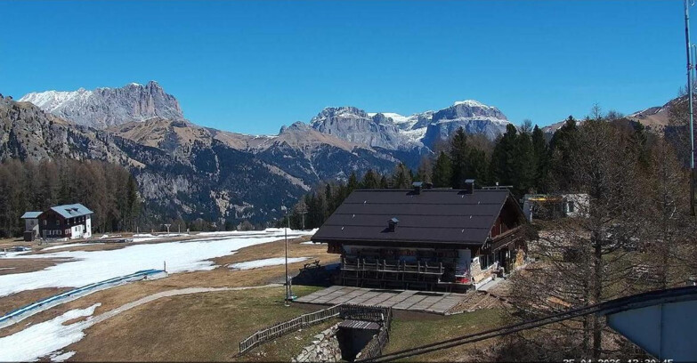 Webcam Vigo di Fassa-Pera-Ciampedie - Vigo - verso Sassolungo e Pordoi