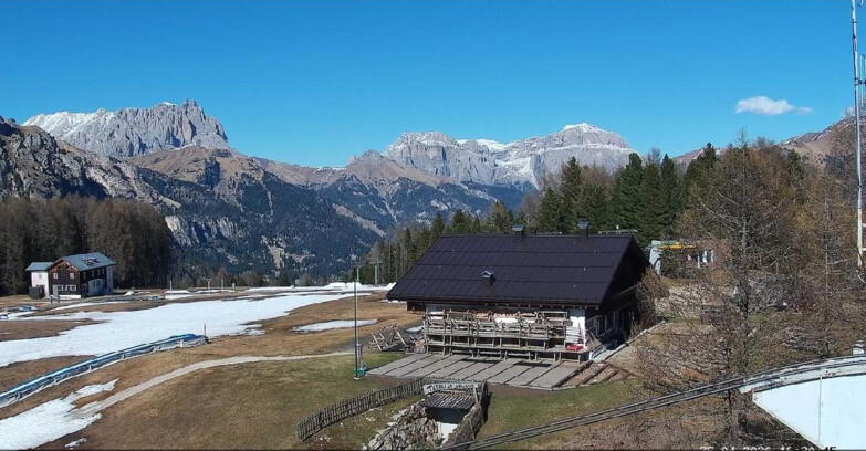 Webcam Vigo di Fassa-Pera-Ciampedie - Vigo - verso Sassolungo e Pordoi