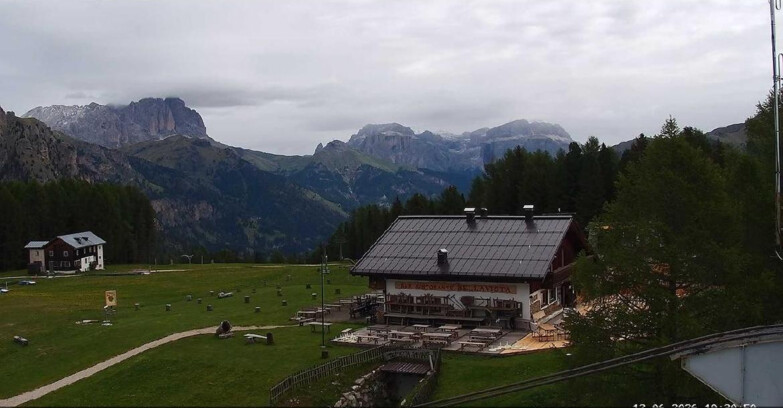 Webcam Vigo di Fassa-Pera-Ciampedìe - Vigo - verso Sassolungo e Pordoi