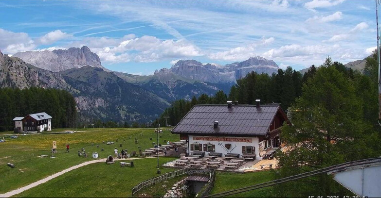 Webcam Vigo di Fassa-Pera-Ciampedie - Vigo - verso Sassolungo e Pordoi