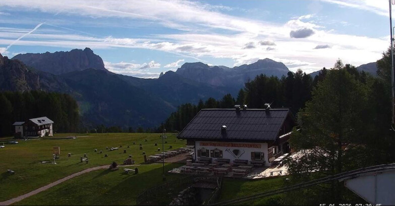 Webcam Vigo di Fassa-Pera-Ciampedie - Vigo - verso Sassolungo e Pordoi
