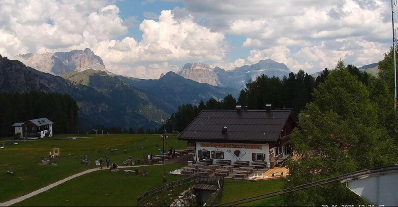 Webcam Vigo di Fassa-Pera-Ciampedie - Vigo - verso Sassolungo e Pordoi