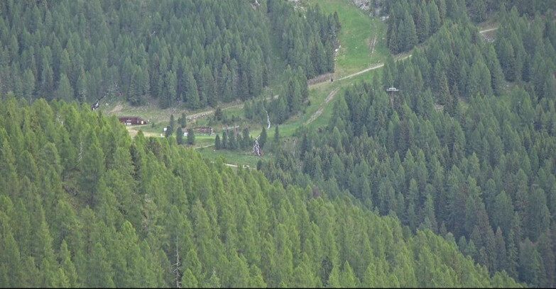 Webcam San Martino di Castrozza - Passo Rolle  - Ces - Malga Valcigolera