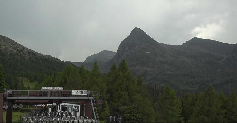 Webcam Сан-Мартино-ди-Кастроцца - Пассо-Ролле - Passo Rolle - Colbricon