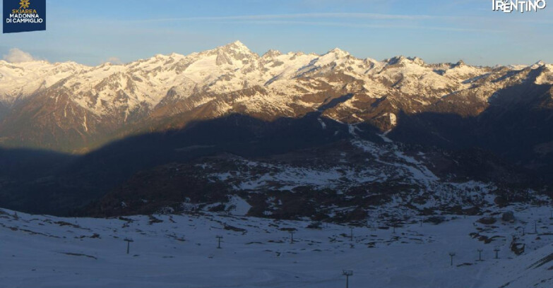 Webcam Madonna di Campiglio (Skiarea Campiglio Dolomiti di Brenta - Val di Sole Val Rendena) - Grostè Area