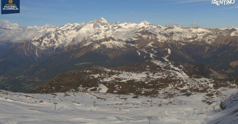 Webcam Madonna di Campiglio (Skiarea Campiglio Dolomiti di Brenta - Val di Sole Val Rendena) - Grostè Area