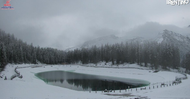 Webcam Madonna di Campiglio (Skiarea Campiglio Dolomiti di Brenta - Val di Sole Val Rendena) - Lago Montagnoli